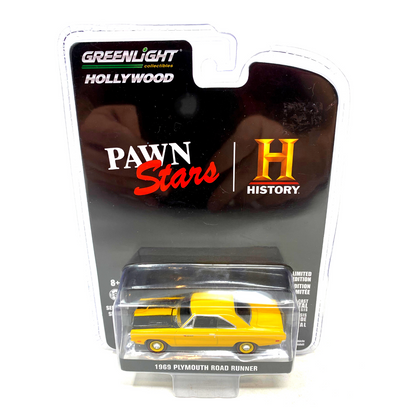 Greenlight Hollywood Pawn Stars 1969 Plymouth Road Runner 1:64 Diecast