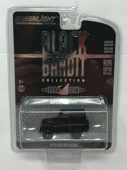 Greenlight Black Bandit Collection 1970 Nissan Patrol 1:64 Diecast