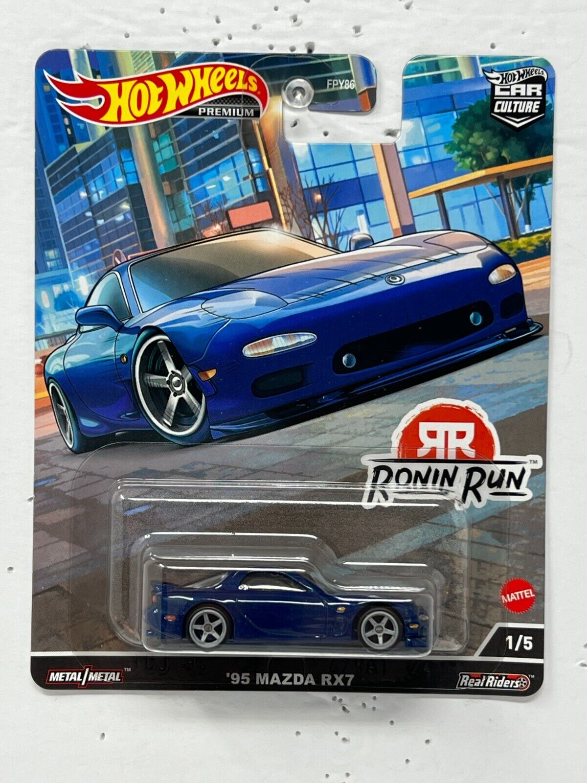 Hot Wheels Premium Ronin Run '95 Mazda RX7 1:64 Diecast