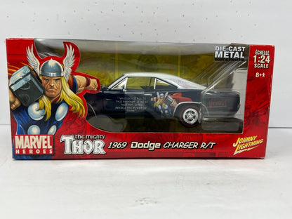 Johnny Lightning Marvel The Mighty Thor 1969 Dodge Charger RT 1:24 Diecast