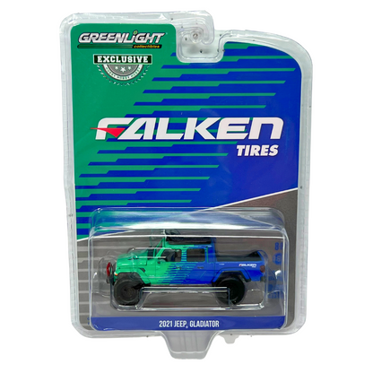 Greenlight Hobby Exclusive Falken Tires 2021 Jeep Gladiator 1:64 Diecast