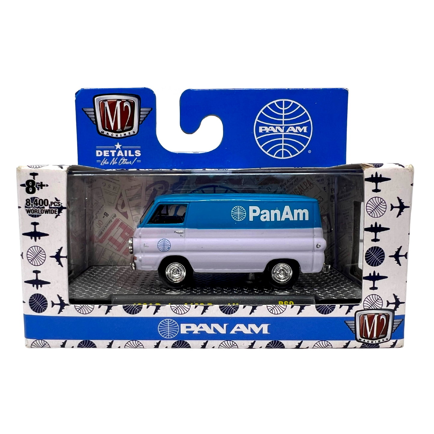 M2 Machines Pan Am 1964 Dodge A100 Panel Van R69 1:64 Diecast