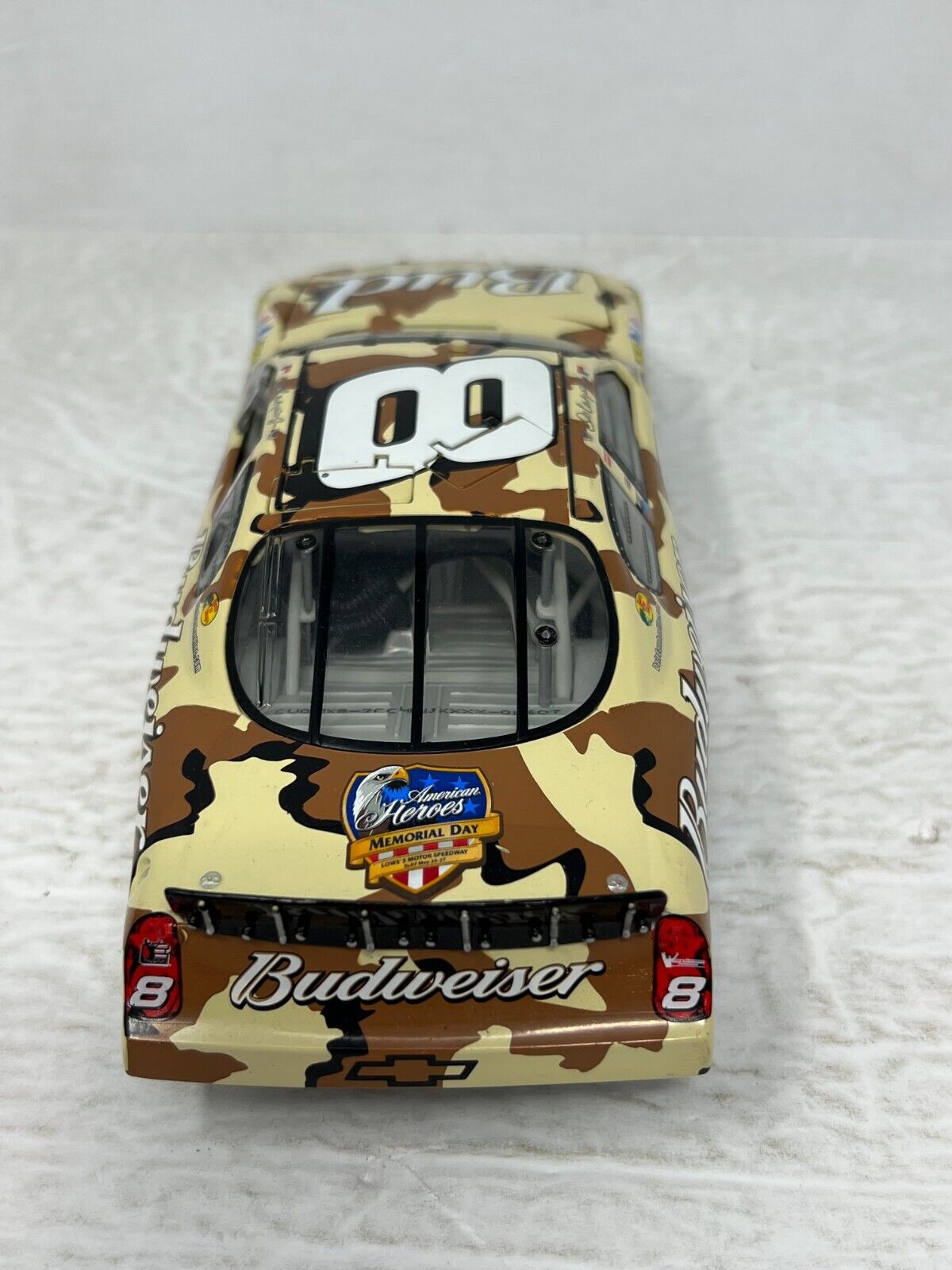 Nascar #8 Budweiser Dale Earnhardt Jr. American Heroes Memorial Day 1:24 Diecast