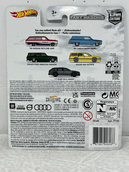 Hot Wheels Premium Fast Wagons '64 Chevy Nova Panel 1:64 Diecast