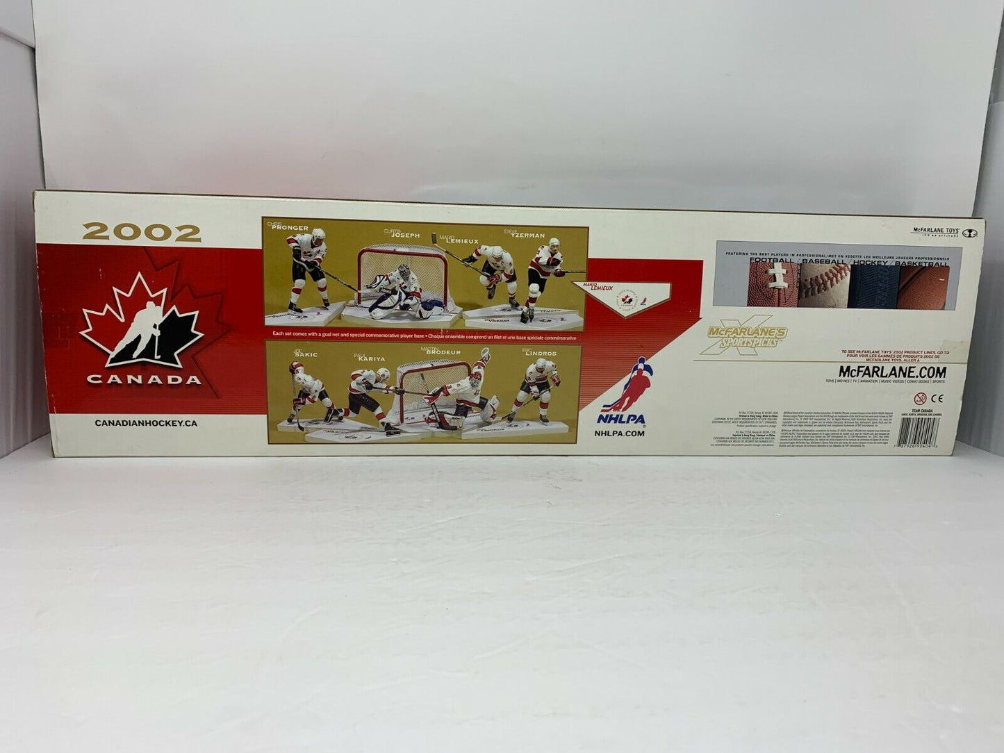 Mcfarlane NHL Team Canada 2002 Exclusive Limited Edition 4-Pack Set Figures