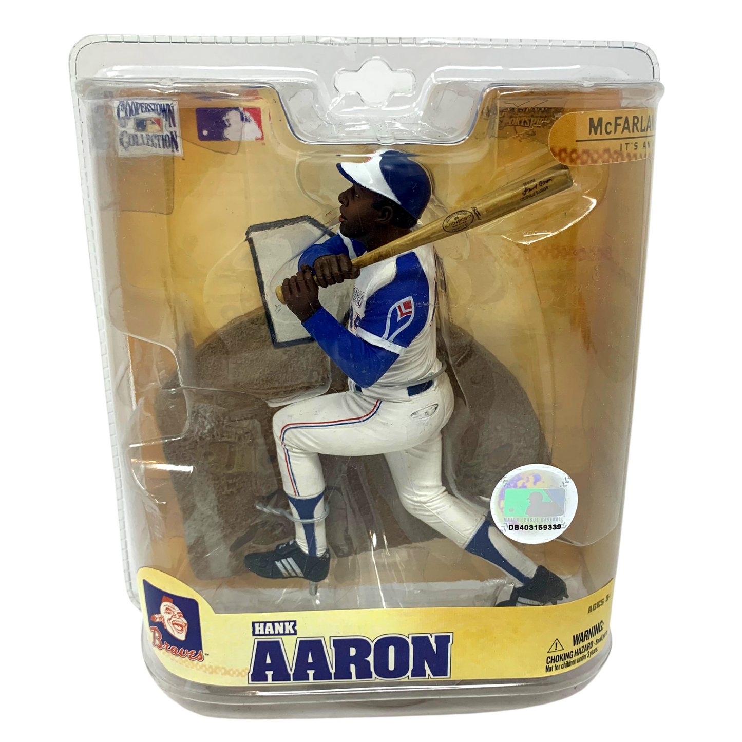 McFarlane MLB Cooperstown Collection Series 5 Hank Aaron Atlanta Braves White