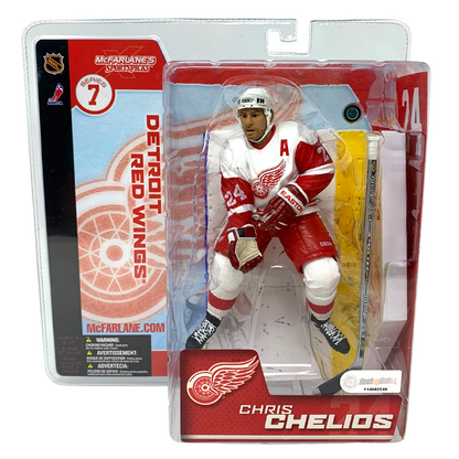 Mcfarlane NHL Chris Chelios Detroit Red Wings White Jersey Series 7 Figure