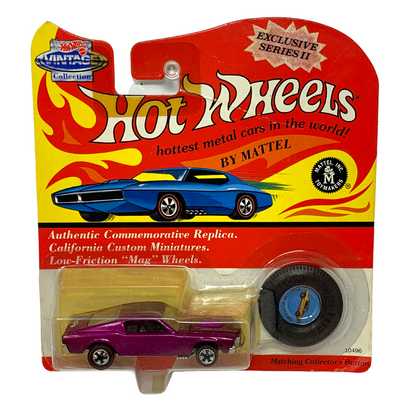 Hot Wheels Vintage Collection II Custom Mustang with Button 1:64 Diecast