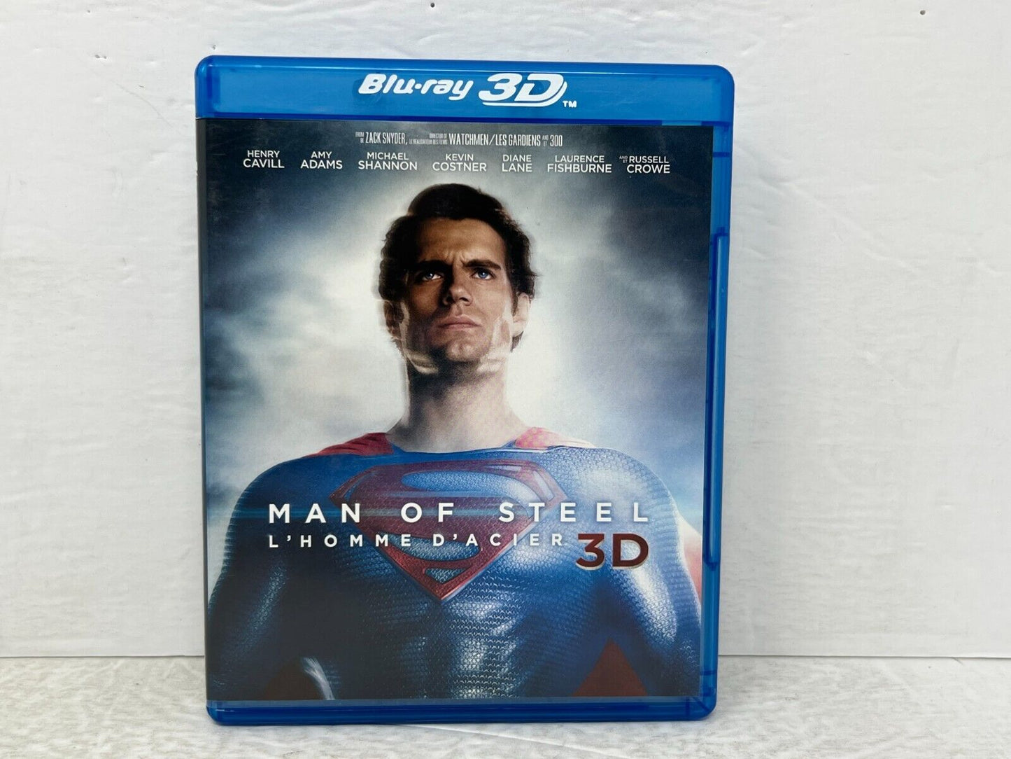 Man of Steel (Blu-ray 3D, 2013) Fantasy Henry Cavill Good Condition!!!