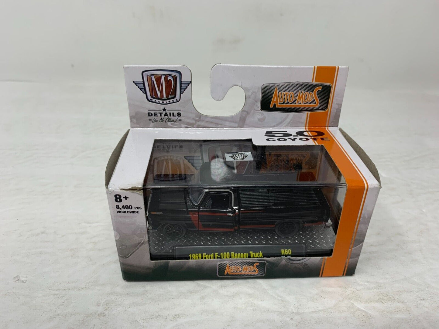 M2 Machines Auto-Mods 1969 Ford F-100 Ranger Truck R60 1:64 Diecast