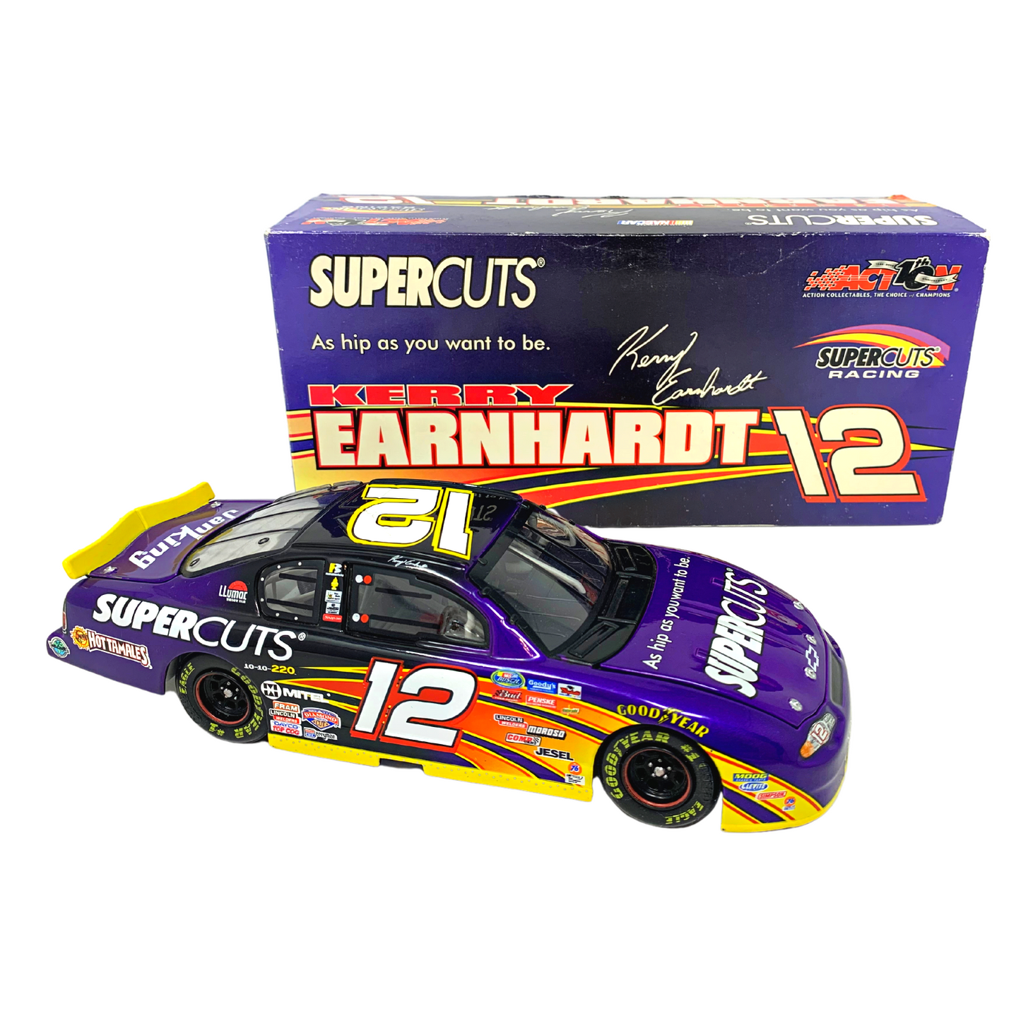 Action Nascar #12 Kerry Earnhardt Supercuts 2002 Monte Carlo 1:24 Diecast