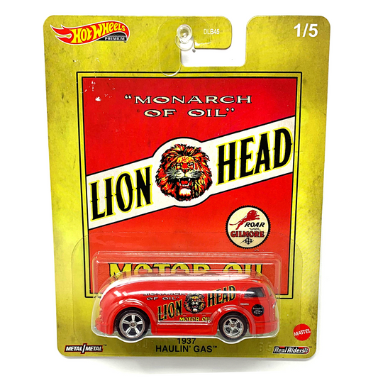 Hot Wheels Premium Lion Head Motor Oil 1937 Haulin' Gas 1:64 Diecast