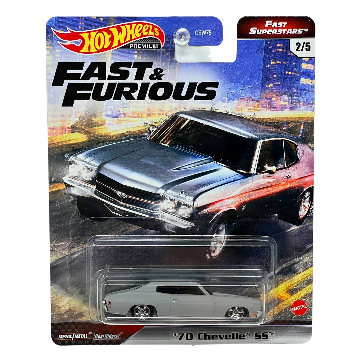 Hot Wheels Premium Fast & Furious Fast Superstars '70 Chevelle SS 1:64 Diecast