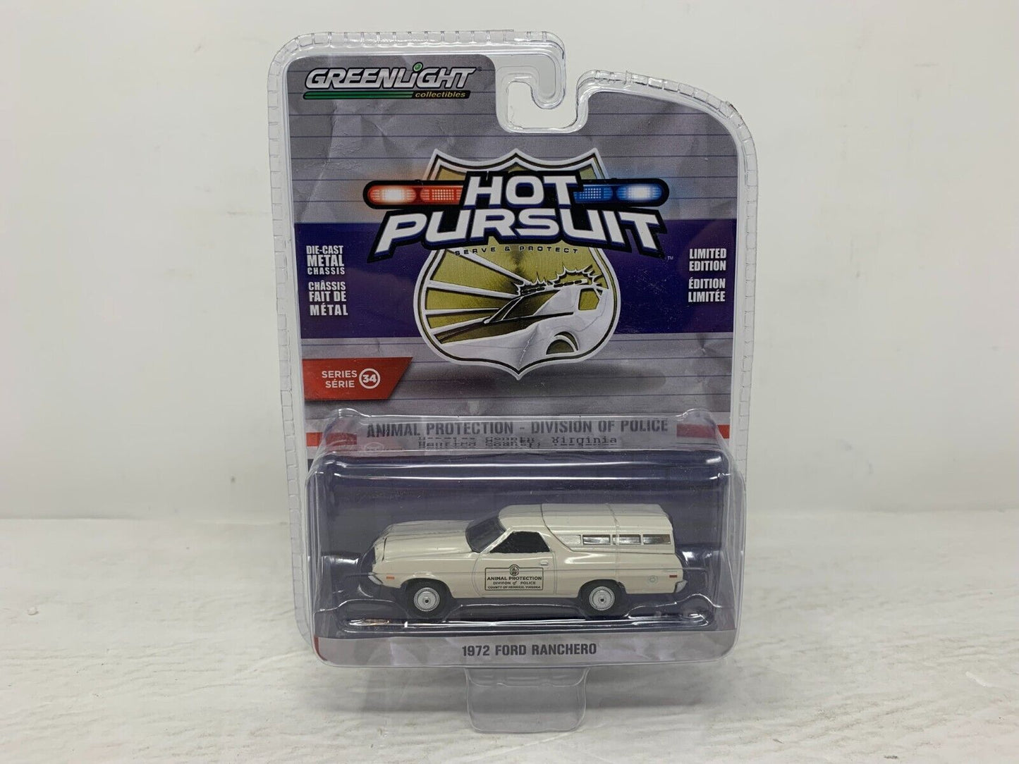 Greenlight Hot Pursuit Series 34 1972 Ford Ranchero 1:64 Diecast