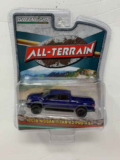 Greenlight All-Terrain 2018 Nissan Titan XD Pro-4X 1:64 Diecast