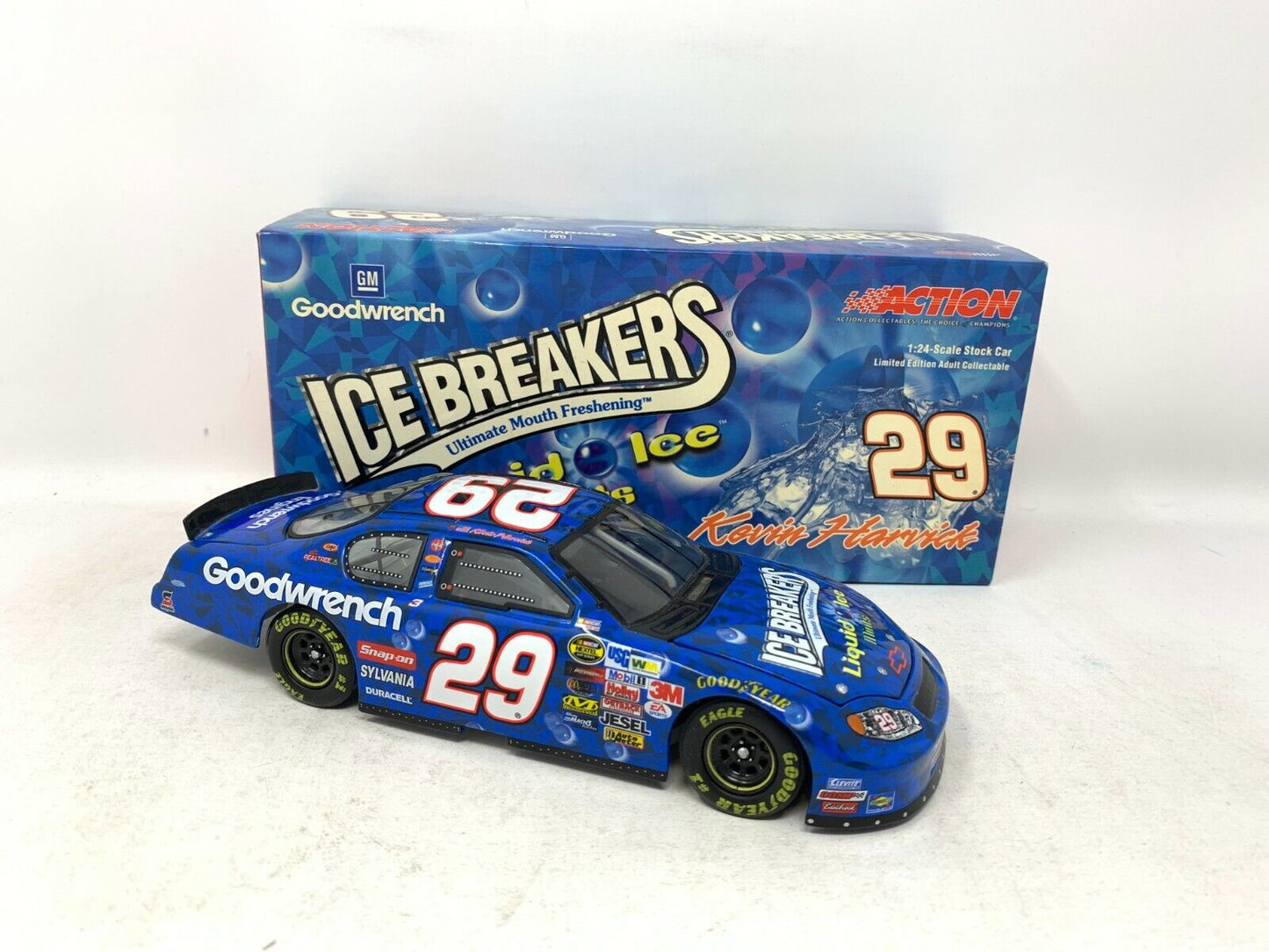 Action Nascar #29 Kevin Harvick GM Goodwrench Liquid Ice 2004 Chevy 1:24 Diecast