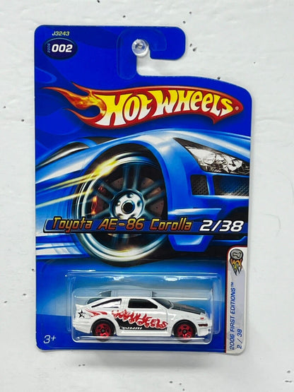 Hot Wheels 2006 First Editions Toyota AE-86 Corolla JDM 1:64 Diecast