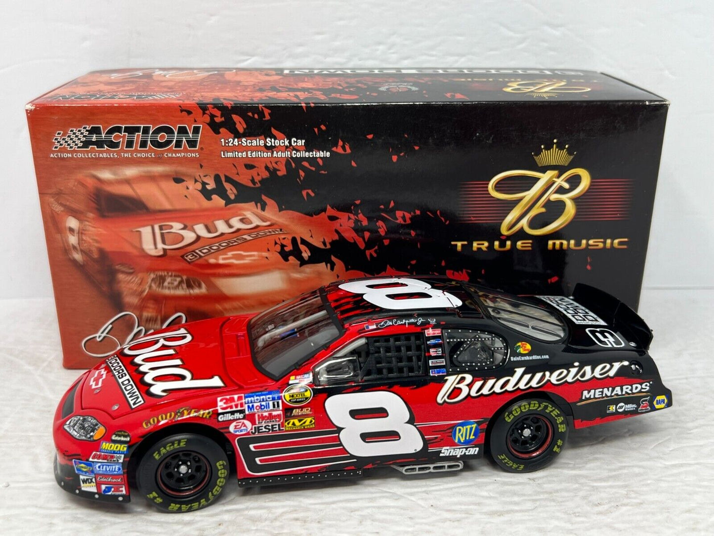 Action Nascar #8 Dale Earnhardt Jr Bud Chevy Rock & Roll GM Dealers 1:24 Diecast