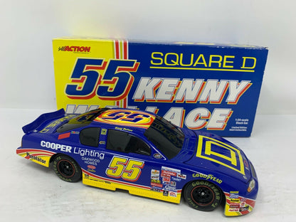 Action Nascar Kenny Wallace #55 Square D Chevy Monte Carlo BANK 1:24 Diecast