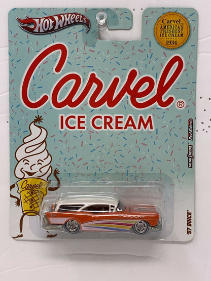 Hot Wheels Carvel Ice Cream '57 Buick Real Riders 1:64 Diecast