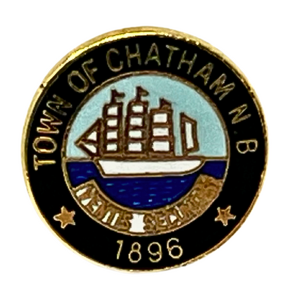 Town of Chatham New Brunswick Souvenir Cities & States Lapel Pin SP2