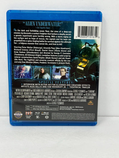 Leviathan (Blu-ray) RARE OOP HTF Adventure Good Condition!!!