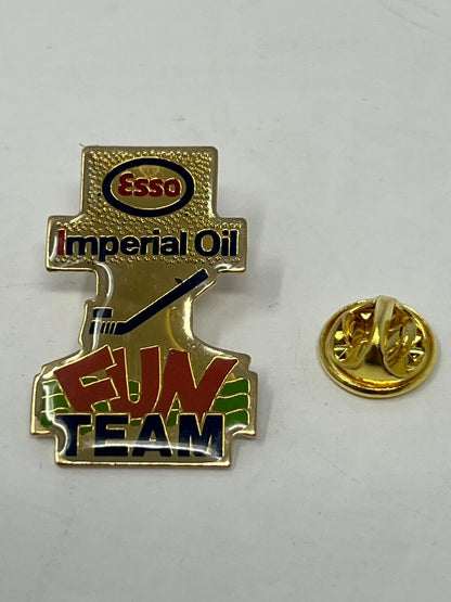 Esso Imperial Oil Fun Team Gas & Oil Lapel Pin