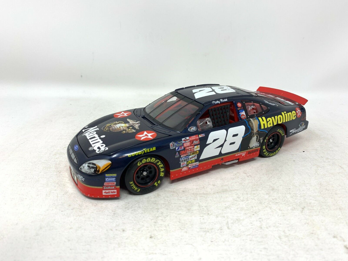 Action Nascar #28 Ricky Rudd Texaco Armed Force Marines Ford Taurus 1:24 Diecast