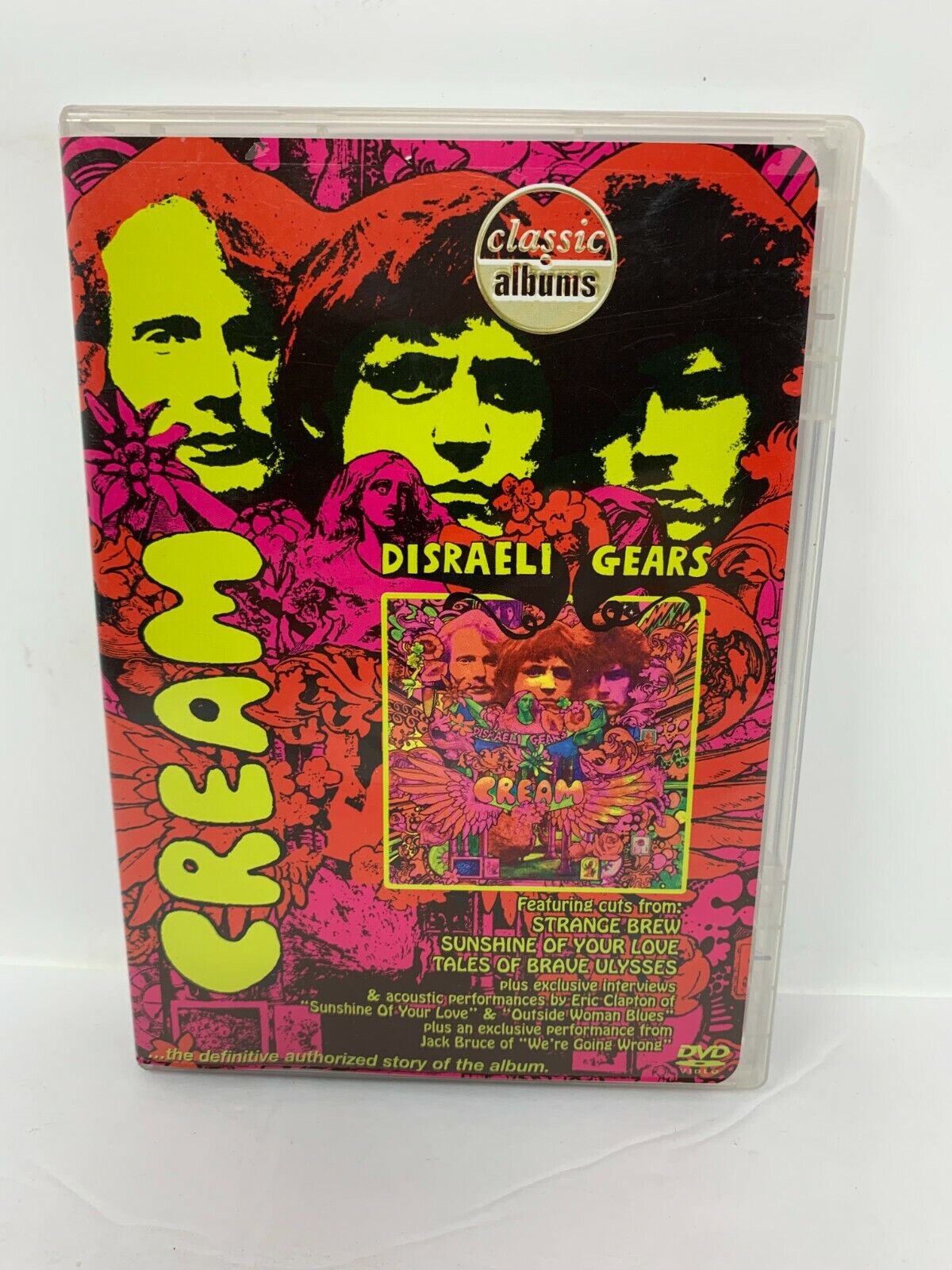 Cream Classic Album Disraeli Gears (DVD, 2006) Documentary Good Condition!!!