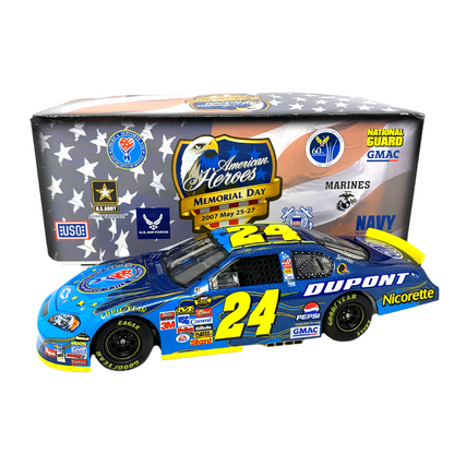 Motorsports Authentics #24 Jeff Gordon Dupont Military Monte Carlo 1:24 Diecast