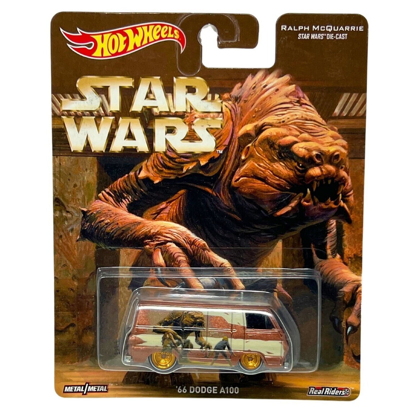 Hot Wheels Star Wars Ralph McQuarrie '66 Dodge A100 Real Riders 1:64 Diecast