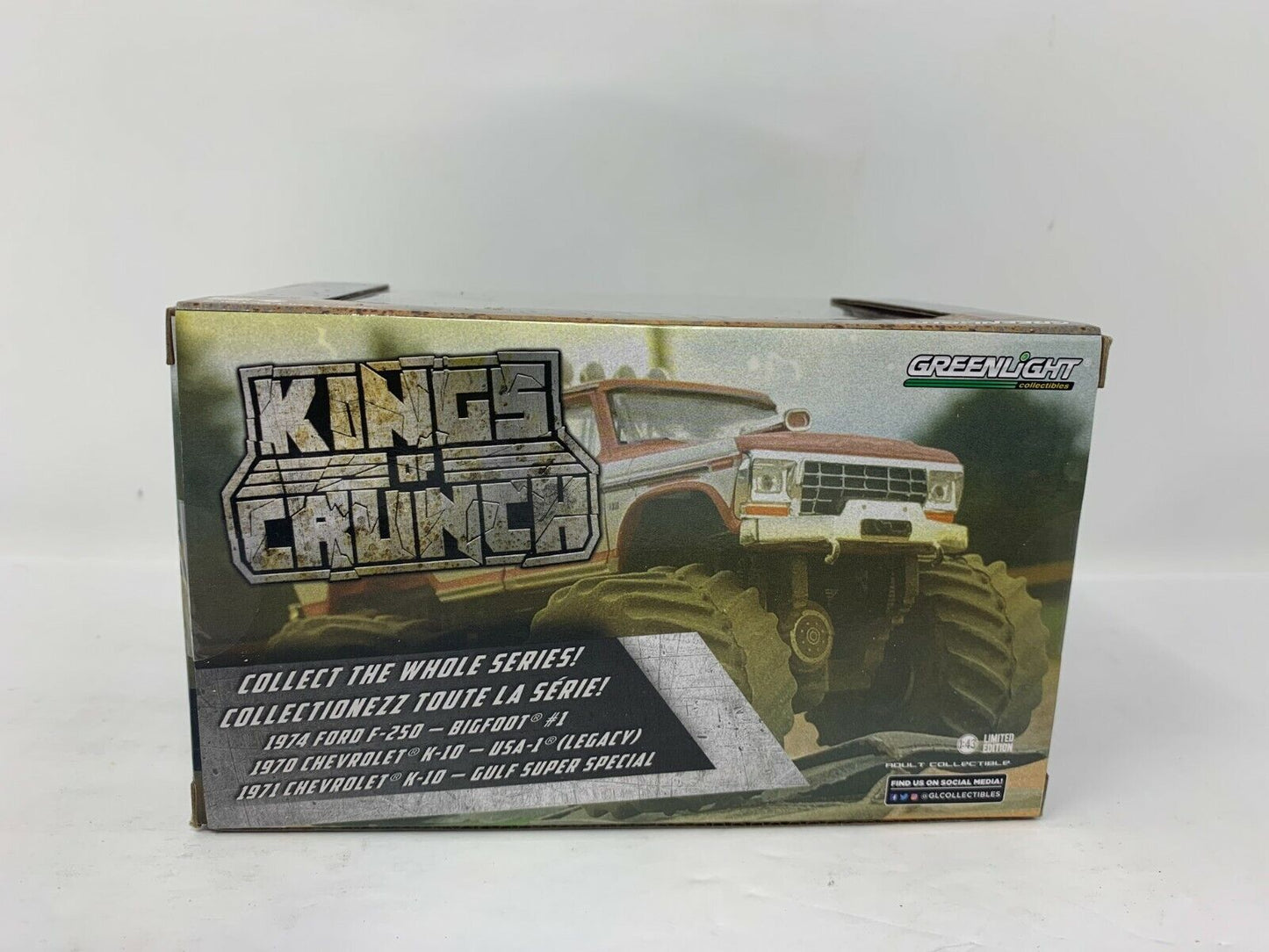 Greenlight Kings of Crunch 1971 Chevrolet K-10 - Gulf Super Special 1:43 Diecast