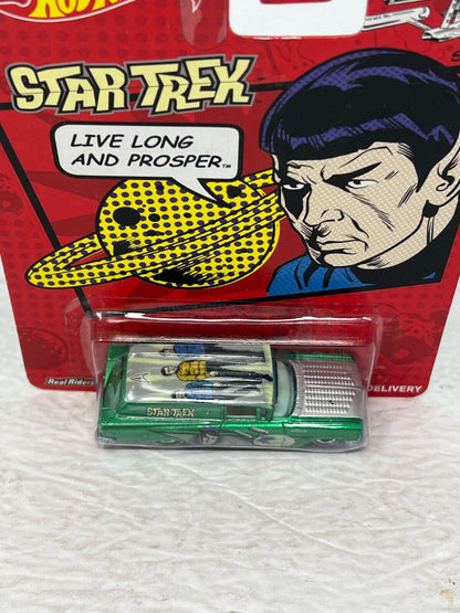 Hot Wheels Star Trek Spock '59 Chevy Delivery Real Riders 1:64 Diecast