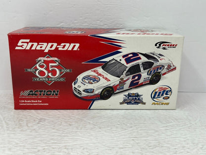 Action Nascar #2 Rusty Wallace Miller Snap-On 2005 Dodge Charger 1:24 Diecast