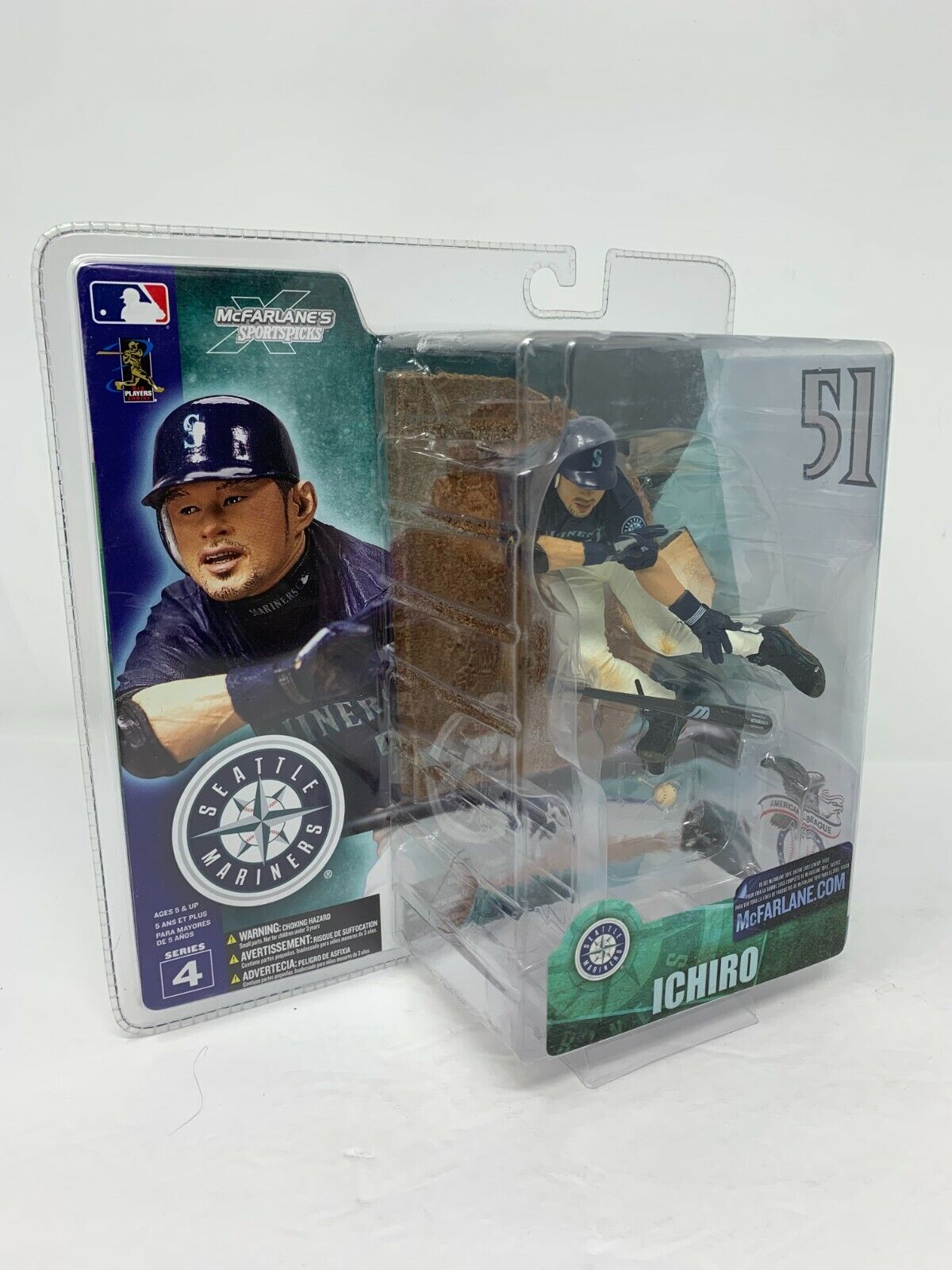 McFarlane MLB Series 4 Ichiro Suzuki Seattle Mariners Figurine