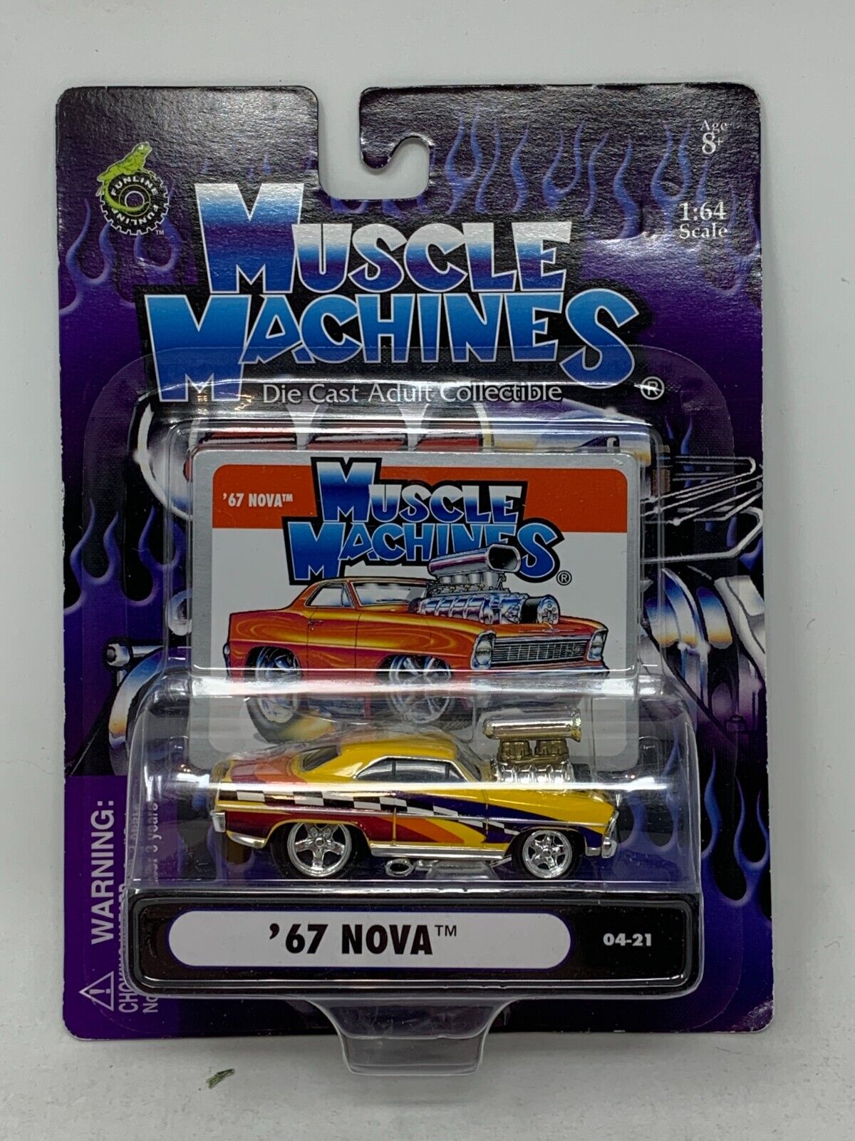 Muscle Machines '67 Nova 1:64 Diecast