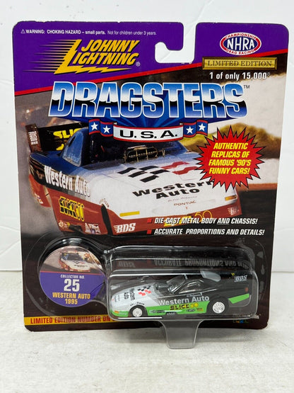 Johnny Lightning Dragsters U.S.A. '95 Western Auto Firebird 1:64 Diecast