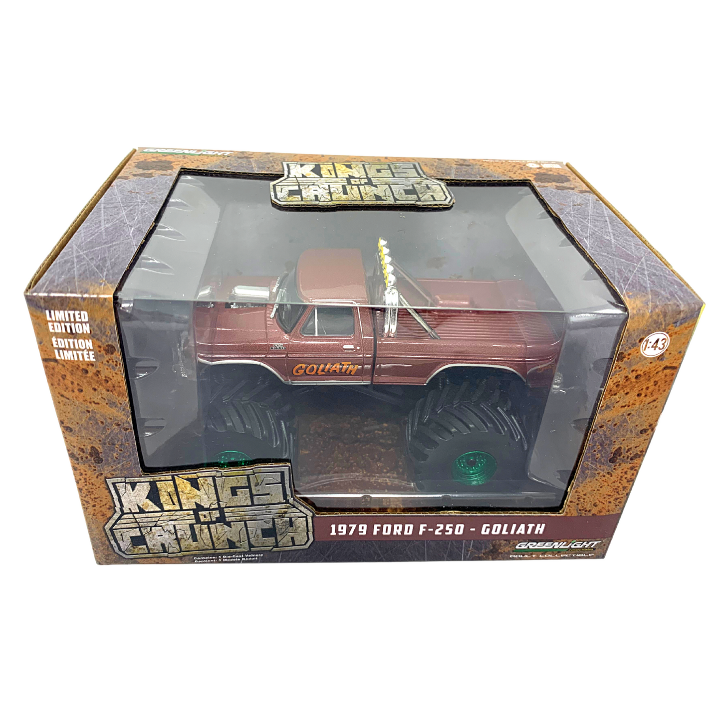 Greenlight Kings of Crunch 1979 Ford F-250 Goliath Green Machine 1:43 Diecast