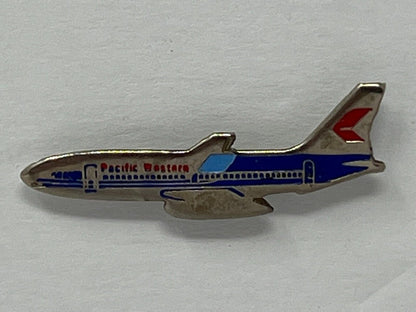 Pacific Western Air Plane Aviation Lapel Pin