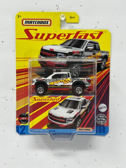 Matchbox Superfast 2010 Ford F-150 SVT Raptor 1:64 Diecast