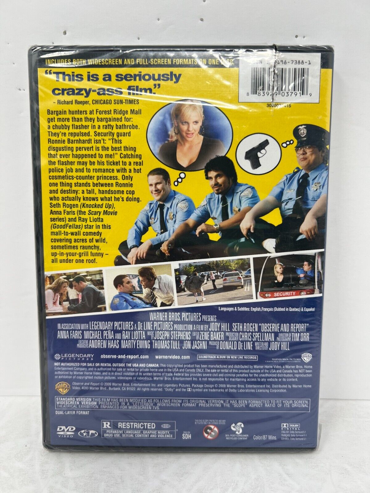 Observe and Report (DVD, 2009) Seth Rogen Comedy Brand New and Sealed!!!