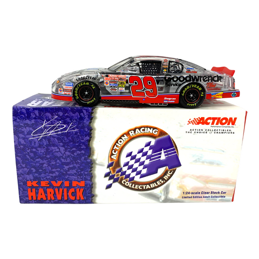 Action Nascar #29 Kevin Harvick GM Goodwrench Clear 2001 Chevy 1:24 Diecast