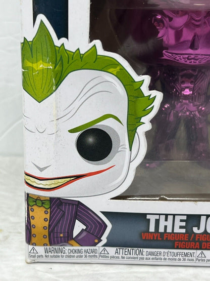 Funko Pop! Heroes Batman Arkham #53 The Joker Purple Chrome Vinyl Figure Vaulted