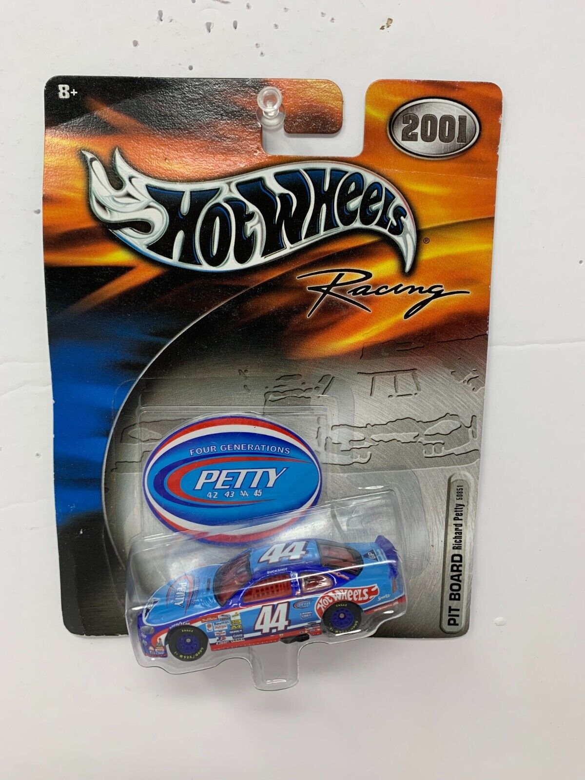 Hot Wheels Racing #44 Petty Pit Board Richard Petty 2001 1:64 Diecast