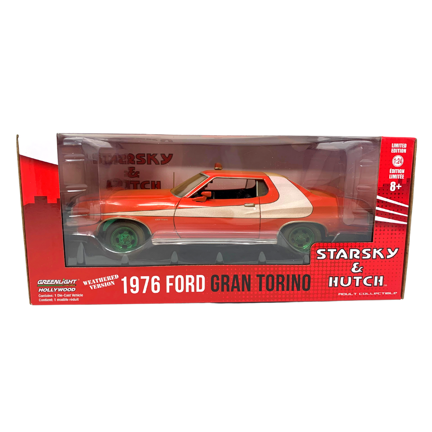 Greenlight Green Machine Starsky & Hutch 1976 Ford Gran Torino 1:24 Diecast