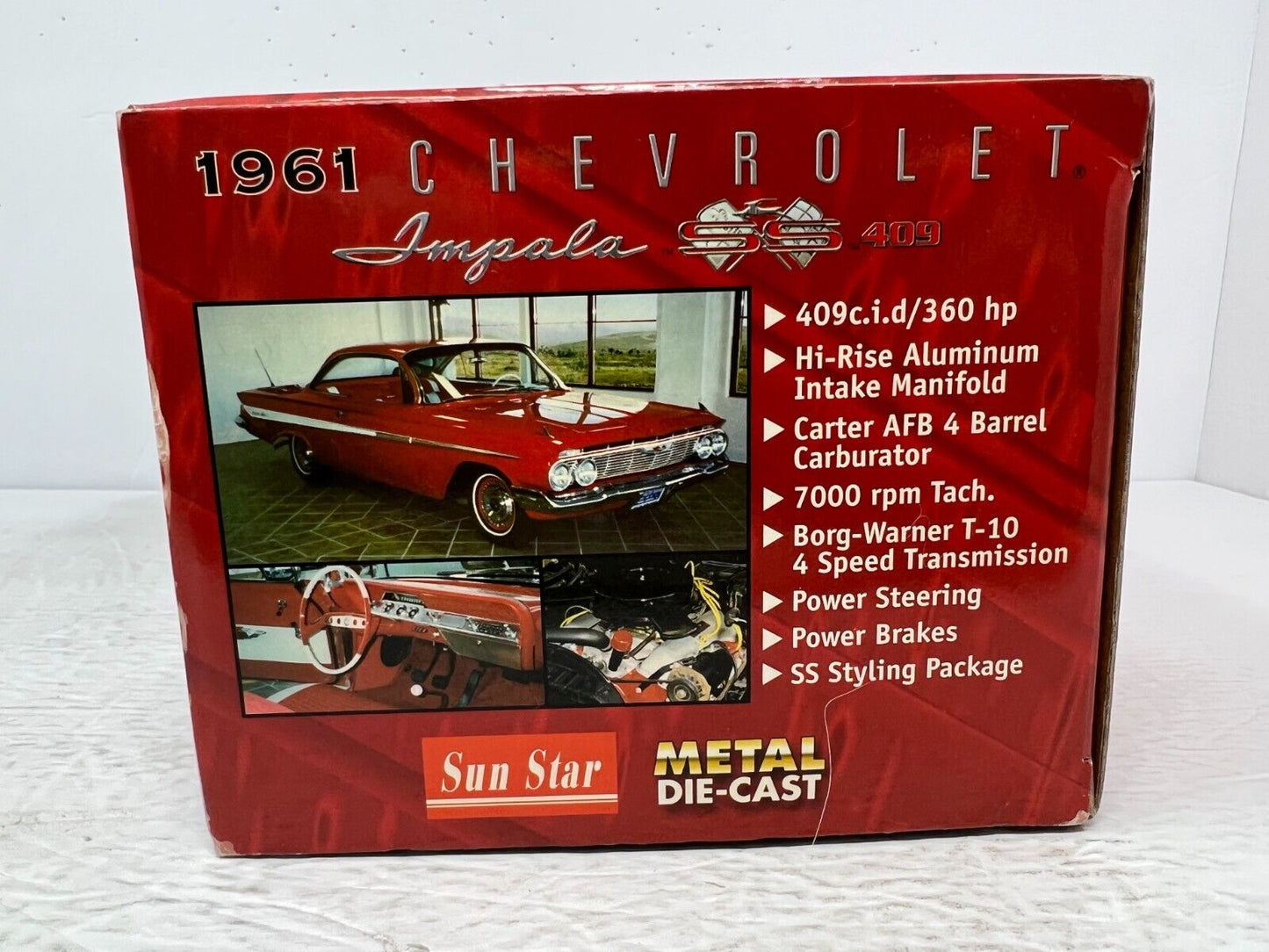 Sun Star 1961 Chevrolet Impala 1:18 Diecast