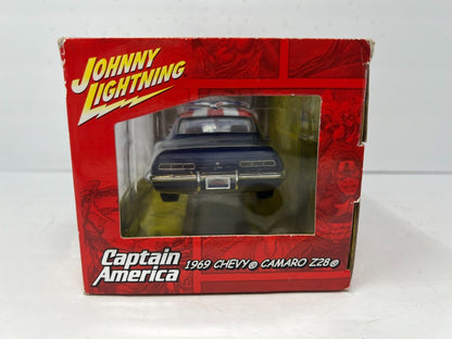 Johnny Lightning Marvel Captain America 1969 Chevy Camaro Z28 1:24 Diecast