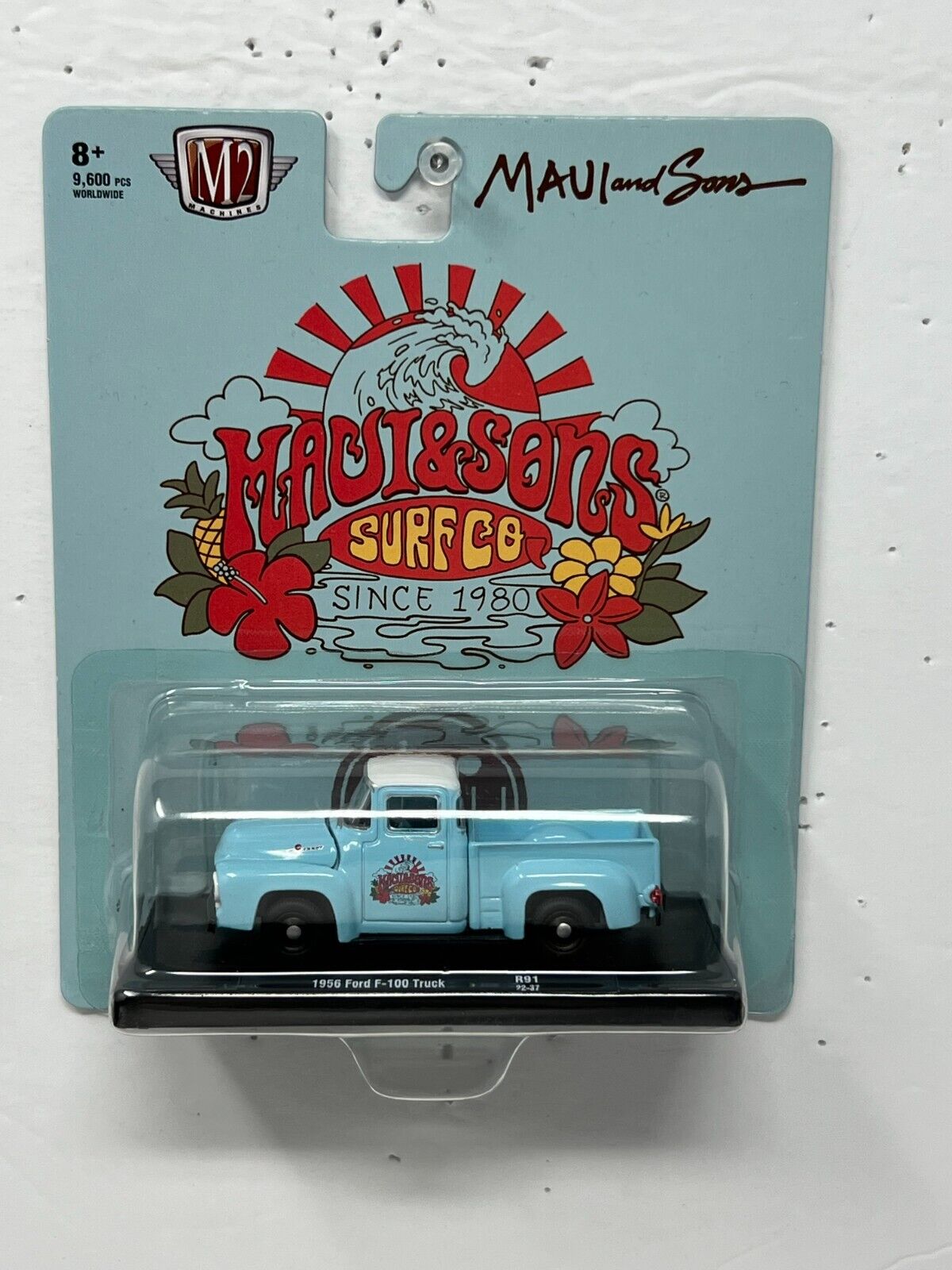 M2 Machines Maui & Sons 1956 Ford F-100 Truck 1:64 Diecast