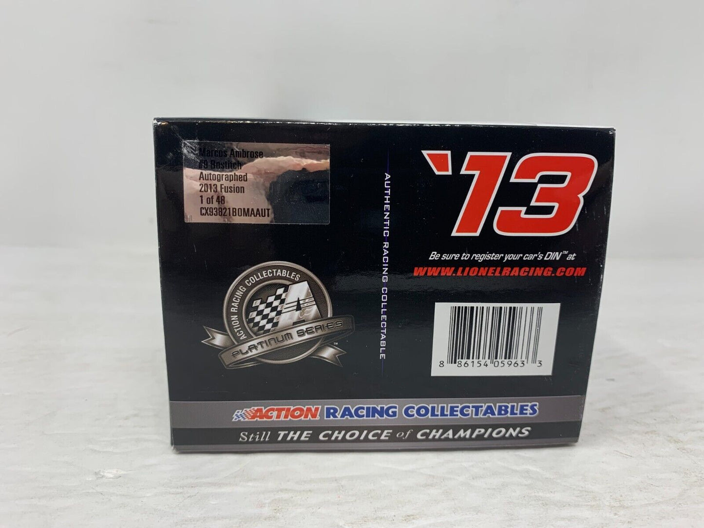 Lionel Nascar #9 Marcos Ambrose Bostitch Autographed Fusion 1:24 Diecast 1 of 48