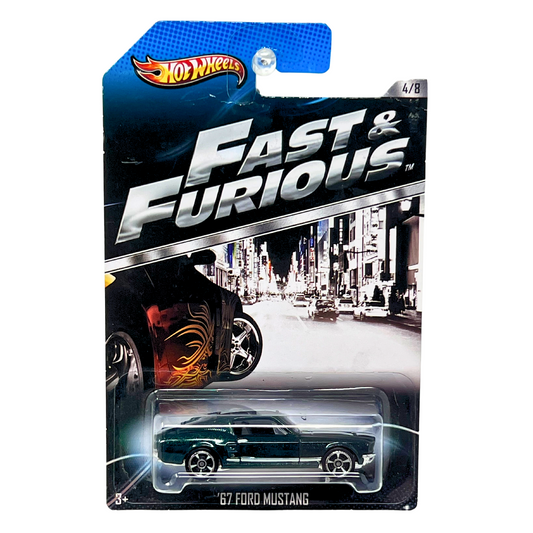 Hot Wheels Fast & Furious '67 Ford Mustang 1:64 Diecast